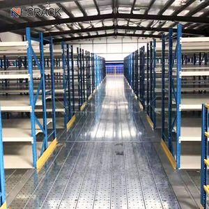 Industrial Manufacturers Warehouse Storage Mezzanine Platform Deck Heavy Duty Steel Mezzanine Floor System Customized