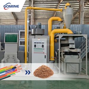 Cable Granulating Machine Cable Crusher Copper Granules Air Separator Plant Copper Wire Granulator Machine