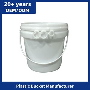 0.5L-50L 5 Gallon PP Food Grade Plastic Paint Bucket with Lids Handle 20 Liter Pail Barrel