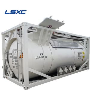 Chinese Manufacturer T50 Propane Liquid Chlorine ISO 20FT 40FT Tank Container for Sale