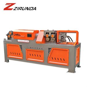 CNC Hydraulic Straightener and Cutter Machine Automatic Steel Rebar Bar Straightening and Cutting Machine