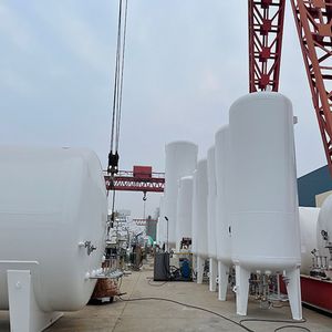 Factory Customized 10m3 Vacuum Double Layer Liquid Oxygen Cryogenic Storage Tank