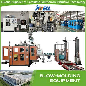Jwell 05L 12L 20L High Quality HDPE Automatic Plastic Bottle Blowing Molding Machine All Electric Plastic Bucket Blow Molding Making Machine with Low Price