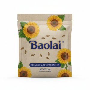 Plastic Standing Food Packaging Pouches Tea Seeds Storage Bags with Child Resistant Zipper