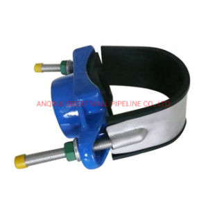 Stainless Steel Saddle Clamp with Bsp Threaded Outlet