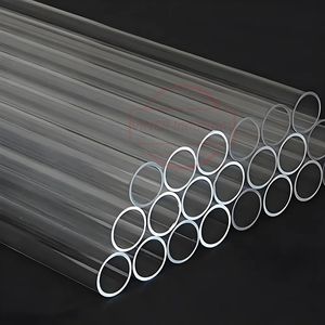 1200c Heat-Resistant Quartz Tube Fused Quartz Glass Tube