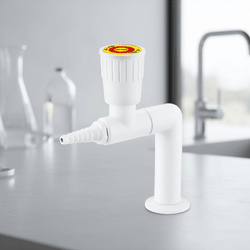 Durable Single Erect Gas Tap for Laboratory Furniture Solutions