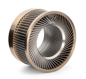 OEM Customized Aluminum Compressor Turbine Wheel Impeller 5 Axis CNC Machining Part