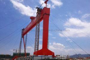 Europe Style 4 Wheel Single Girder Gantry Crane with Hoist