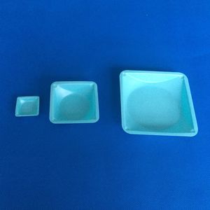 Lab Instrument Laboratory Equipment Blue Square Laboratory Plastic PS Weigh Pans Polystyreneweight Trays Weighing Boats