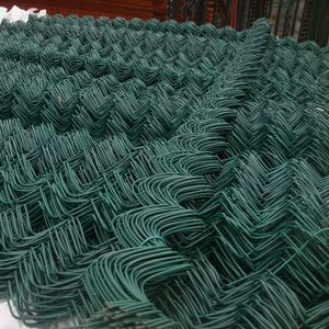 PVC Coated 8 Foot Chain Link Wire Security Fence Wire Mesh