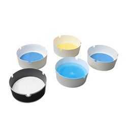 Wholesale Odorless 90*35mm Colored Gel Disposable Foam Paper Ashtray for Indoor Use