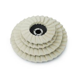 Wholesale Wool Felt Flap Polishing Pad 6in/5"/100mm for Grinder Felt Abrasive Disc Wool Polishing Felt Wheels for Medical Glass Marble Metal