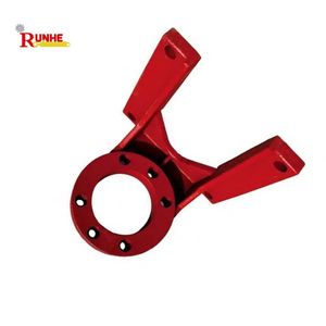 Cast Iron High Load L Type Hydraulic Pump Bracket Motor Plunger Pump Angle Bracket