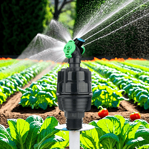 360-Degree Rotary R10 Multi-Outlet Garden Irrigation Sprinkler Quick Connect Medium