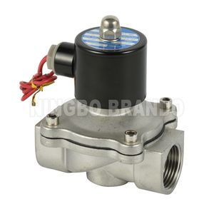 2S250-25 1′′ 2 Way Normally Closed Water Air Oil Gas Stainless Steel Solenoid Valve 12V 24V DC 110V 120V 220V 230V AC