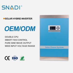 Snadi Manufacturer 24V/48V 1000W to 6000W off Grid Hybrid Solar Inverter for Solar Power System Home