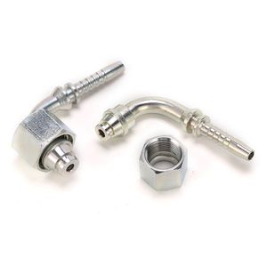 Female Elbow Metric 24deg Cone Seat Hydraulic Fitting