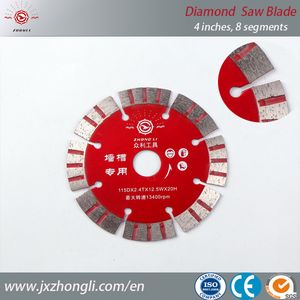 4'' Cheap Stock Price Diamond Saw Blade with Dry or Wet Cutting Blade