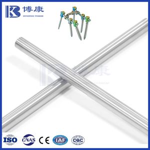 Surgical Titanium Products Medical Titanium Alloy Round Rod for Orthopedic Implants