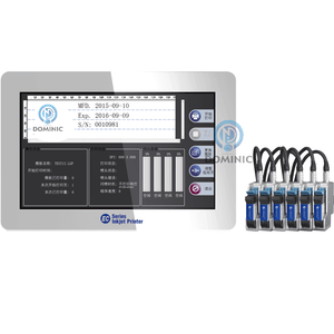 Inkminic High Resolution Inkjet Printers 12.7mm 25.4m Tij 2.5 Automatic Date Coding Printing Machine