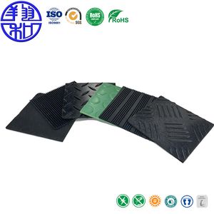 China Factory Vulcanized Black and Colored Industrial Nr/SBR/NBR/C/EPDM Flooring Rubber Sheet