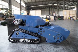 Hybrid Power Automatic Charging Good Anti-Slip Performance Robot Gasoline Lawn Mower