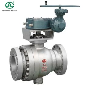 2 Piece Pn16 Trunnion Mounted Pneumatic Control Actuator Motorized Flange 3 Way Stainless Steel Industrial Ball Valve