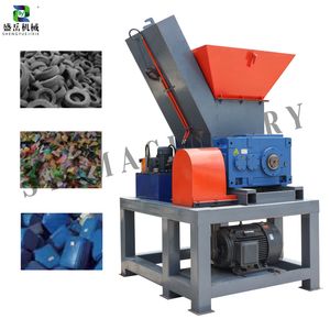 Reliable Customized Single Shaft Shredder for Waste Tires Scrap Metal and Plastic Recycling