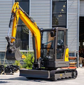 3.5 Ton 3 Ton Hydraulic Long Boom Mini Crawler Wheel Second Hand Household Farm Construction Greenhouse Towable Small Size Garden Micro Electric Excavator