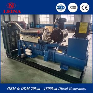 ISO Certified Leina Durable Engine 4-Stroke Silent Diesel Generator Sets