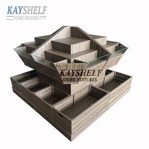 Multifunctional Custom Design Shelving Fresh Fruit and Vegetable Display Rack