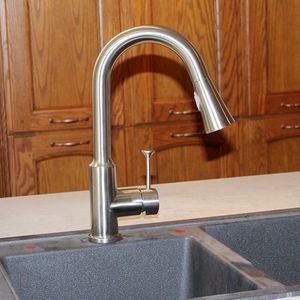 Kitchen Sink Spray Pull out SUS304 Spain Sedal Stainless Steel Faucet