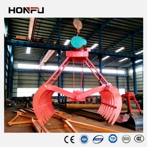 Manufacture Lifting Hoist Electric Construction Equipment Rail Mounted Gantry Grab Crane with ISO9001