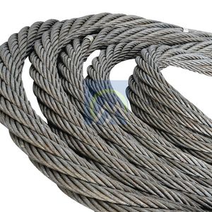 6X7+FC 6X19+FC 7X7 7X19 High Tensile Steel Rope Steel Wire Cable Braided Stranded Steel Wire Rope