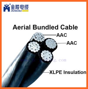 Aerial Bundled ABC Power Cable AWG 1/0 2/0 XLPE Aluminum Twisted Cable