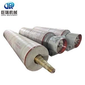 Curved Rubber Chrome Coated Sizing Roller Bow Spreader Calender Cleaning Press Roll