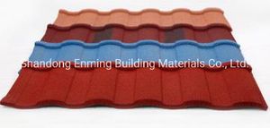 China Building Materials Durable Roof Tile Color Stone Coated Steel Roofing Sheet Metal Roofing Tiles in China