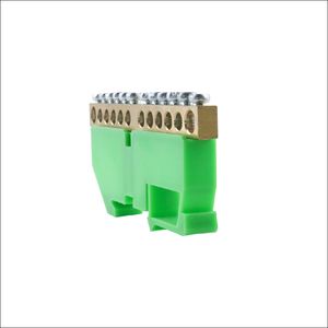 12-Way Neutral Brass Terminal Links for Power Distribution