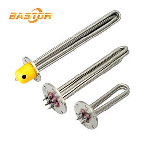 220V 380V Industrial SS316 Electric Water Flanged Immersion Heater Element