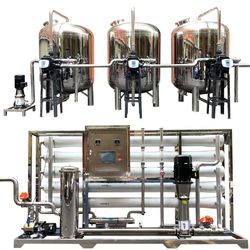 Large-Scale Reverse Osmosis System Water Treatment Machine Water Filtration Purification System RO Water Filter Device for Drinking Water Production Line
