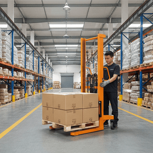 China Hand Manual Stacker 2 Ton 1.6 Meter Manual Pallet Forklift