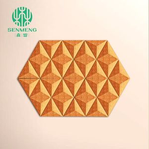 Eco Friendly Custom Cork Wall Panels Acoustic Heat Insulation Premium Quality