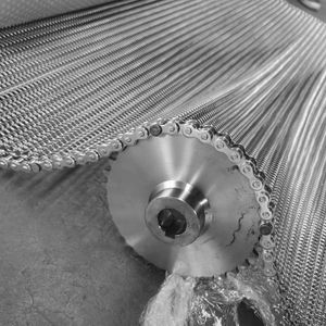 Food Grade Metal Wire Mesh Conveyor Belts Stainless Steel Mesh Belt for Food Industry
