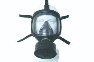 Full Face Gas Mask Survival Nuclear and Chemical with Filter Reusable Respirator Mask