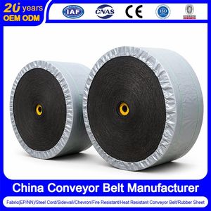 Wholesale High Strength Nn100 to Nn600 Grades Fire Resistant/Flame Retardant Fabric Nn Conveyor Belt with CE/ISO/BV Certification for Bulk Material Conveying
