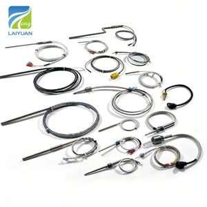 Laiyuan High Temperature 1400c S/B/R/C Type Temperature Sensor Thermocouple Platinum Rhodium N B K J PT100 PT1000 Type Thermocouples with Temperature Head