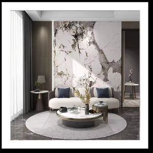 UV Panels PVC Customized Glossy PVC Marble Sheet 3mm 4FT*8FT Marble