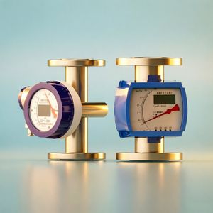 High Precision Digital Metal Tube Rotameter with LCD Display and 4-20mA Output