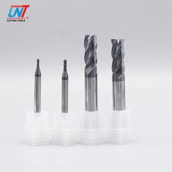 UNT Durable HRC55 Solid Carbide Flat End Mill for Precision Machining